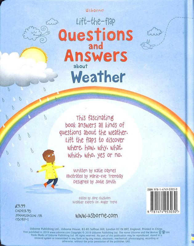 Lift-the-Flap Questions and Answers About Weather