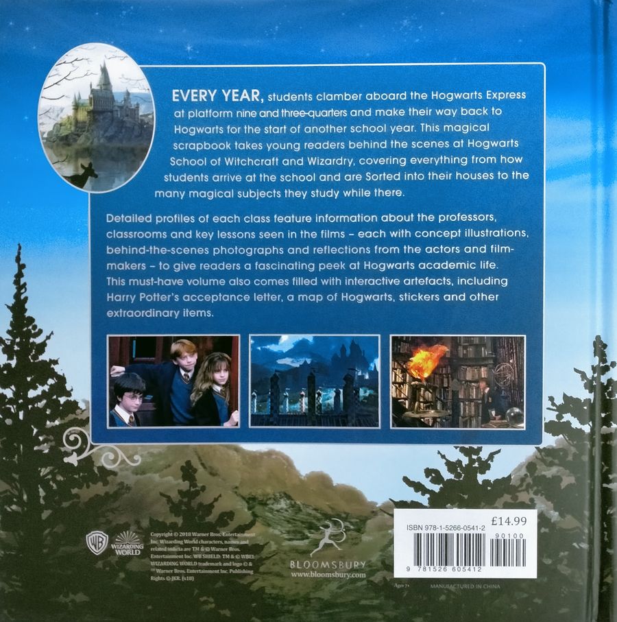 Harry Potter Hogwarts A Movie Scrapbook
