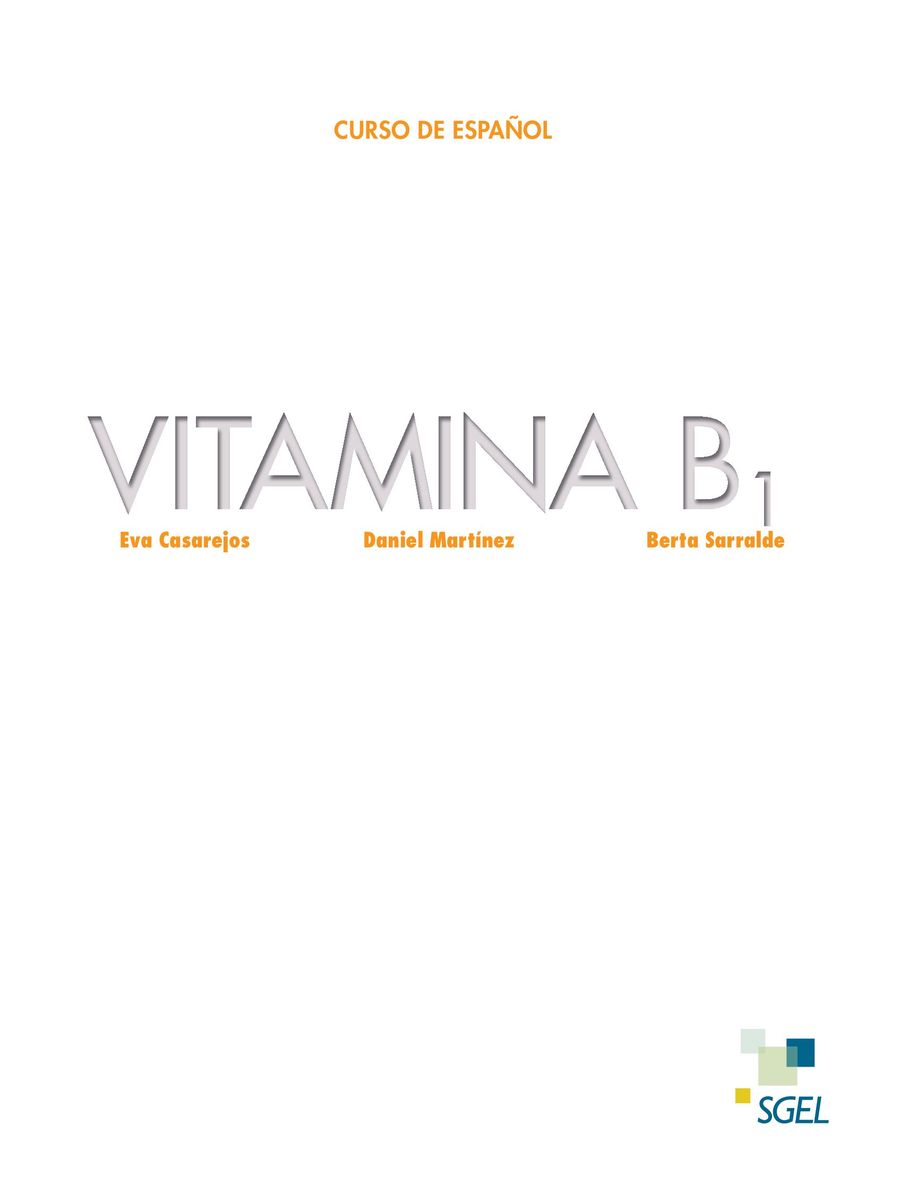 Vitamina B1 Libro del alumno + Licencia digital
