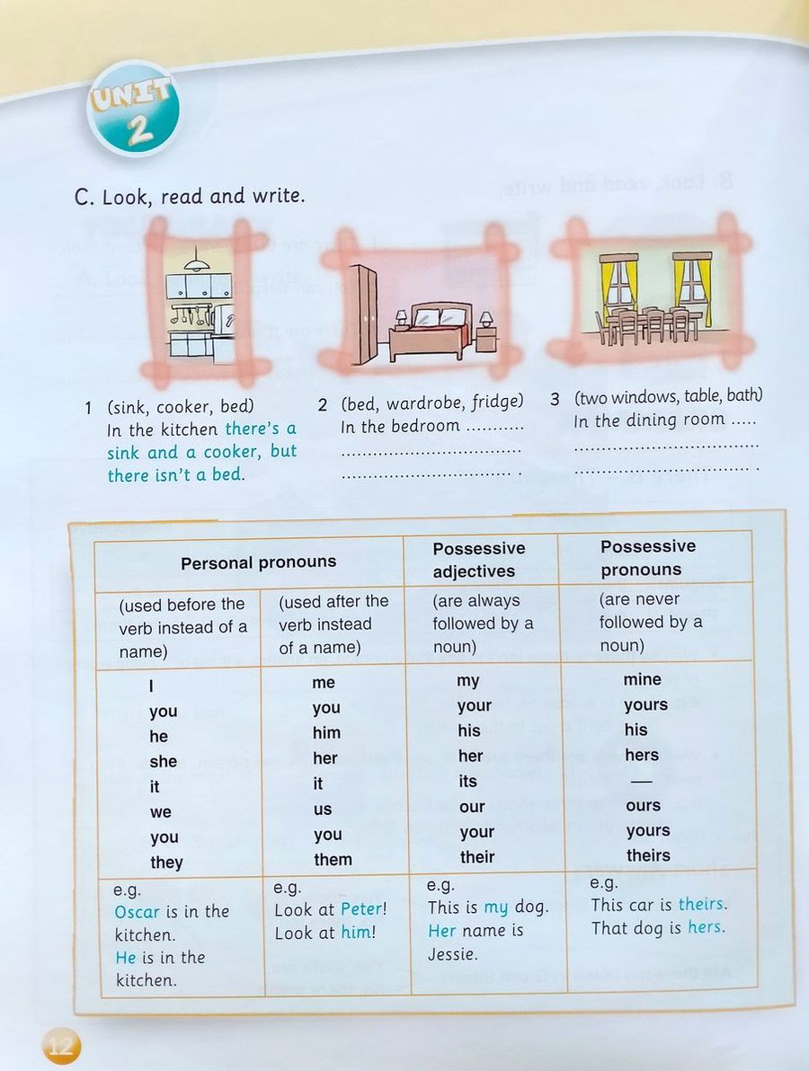 Welcome Plus 3 Vocabulary and Grammar Practice
