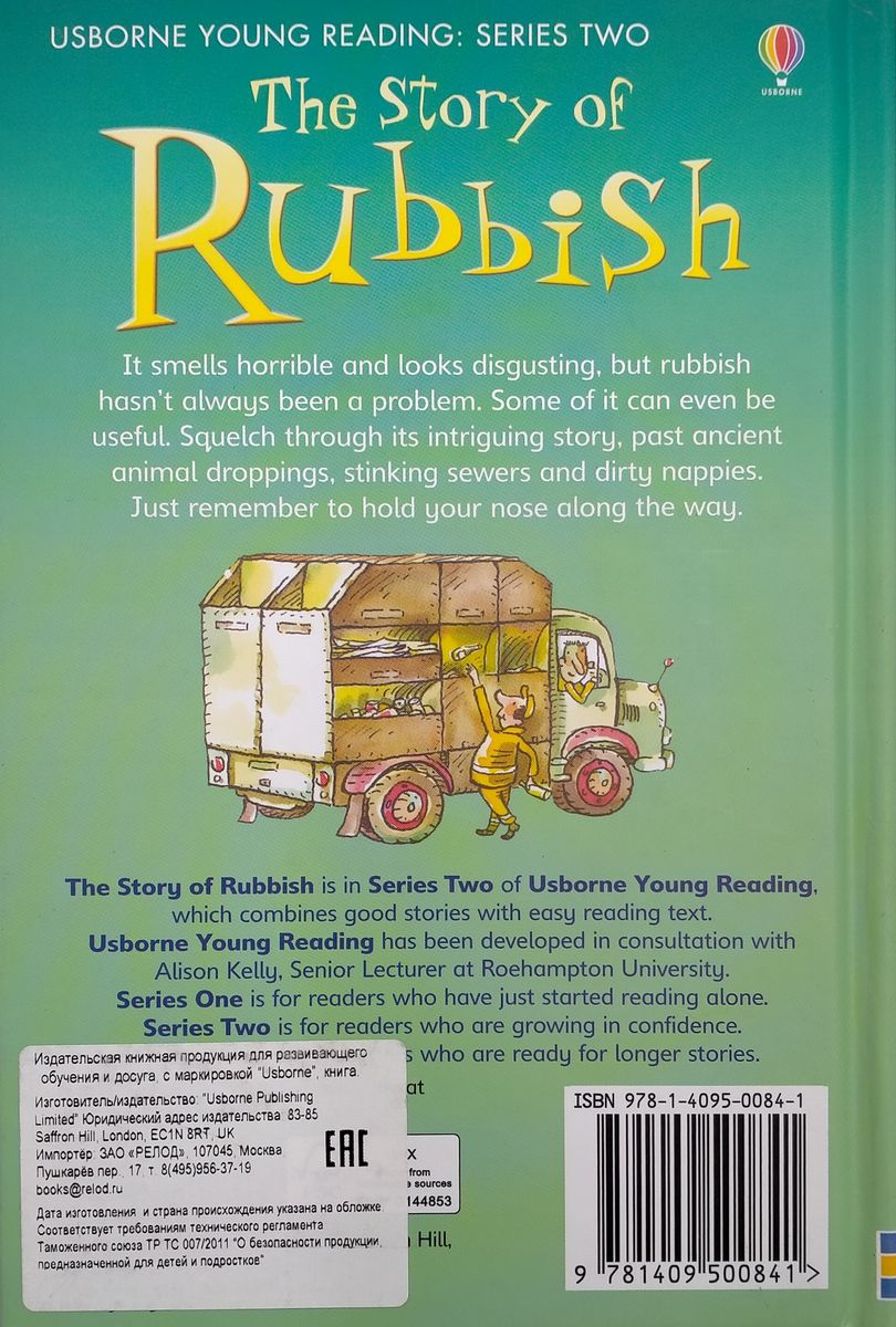Usborne Young Reading 2 The Story of Rubbish