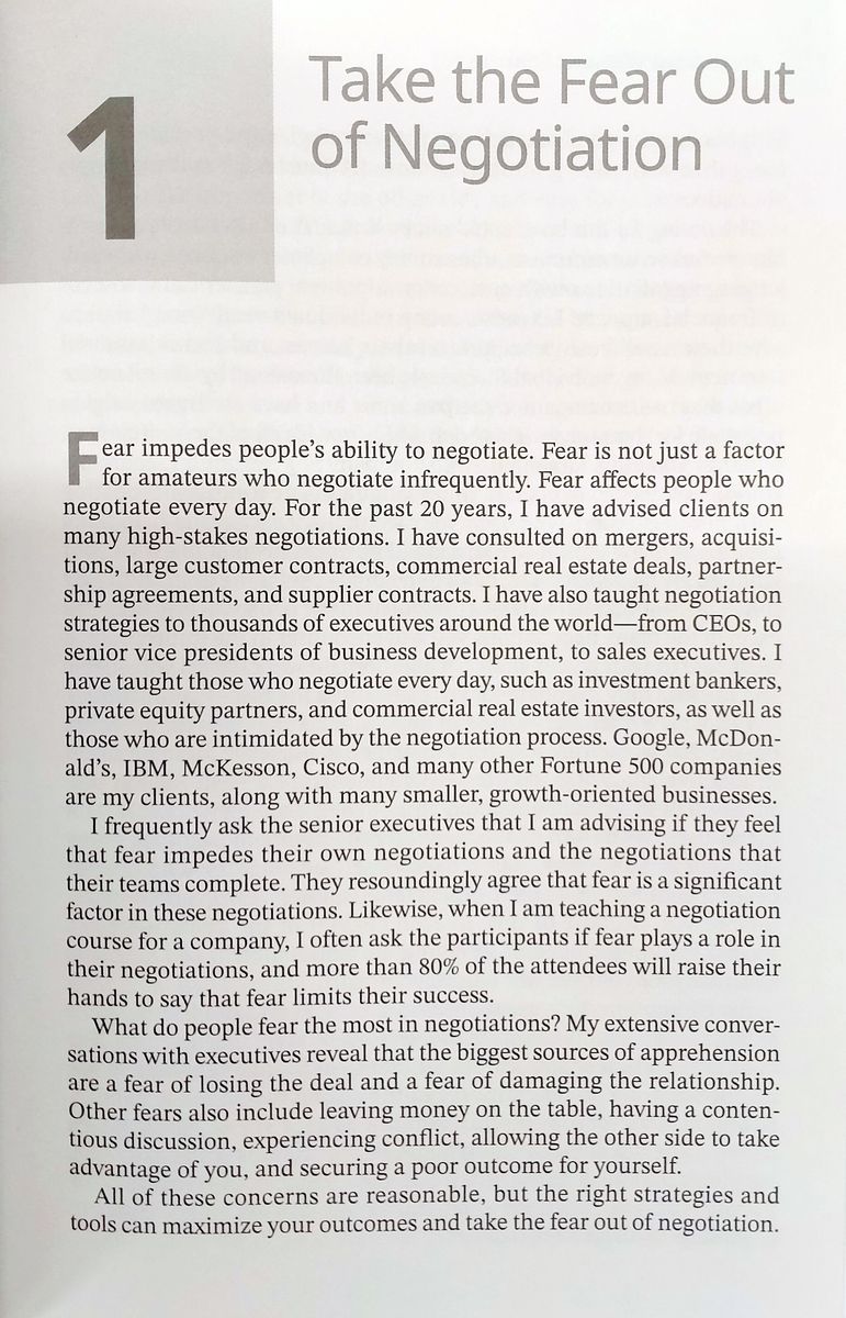 Negotiate Without Fear Strategies and Tools to Maximize Your Outcomes