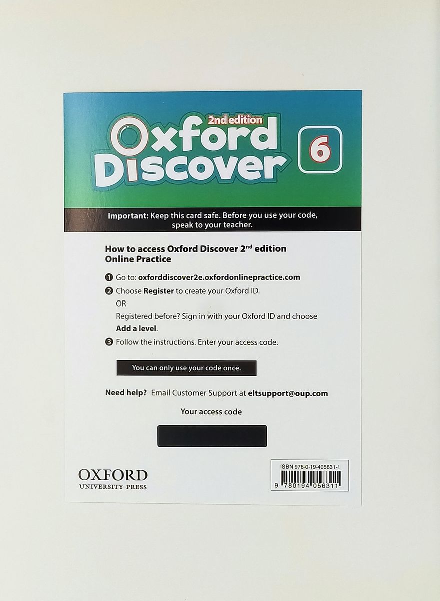 Oxford Discover (2nd edition) 6 Workbook with Online Practice