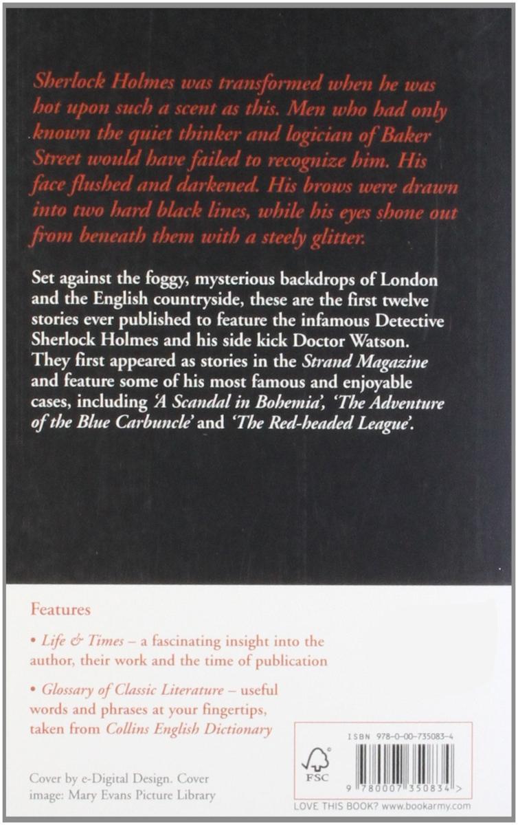 The Adventures of Sherlock Holmes (Collins Classics)