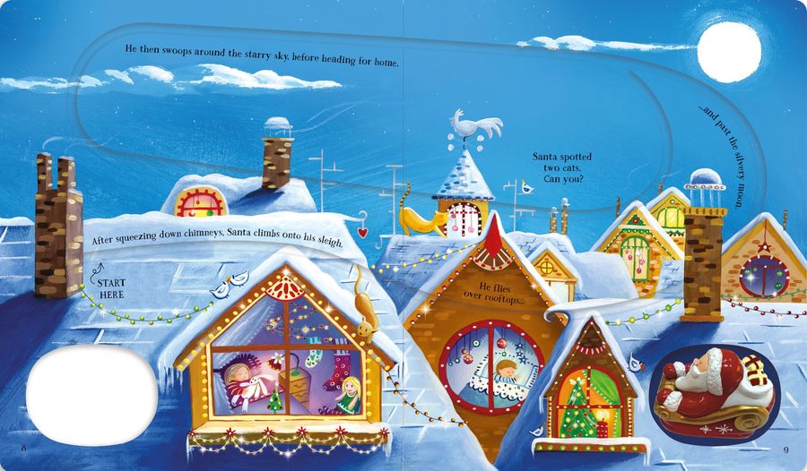 Usborne Wind-Up Santa's Sleigh