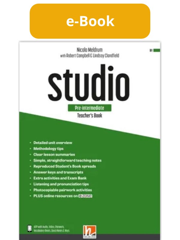 STUDIO Pre-Intermediate Teacher's Book e-book