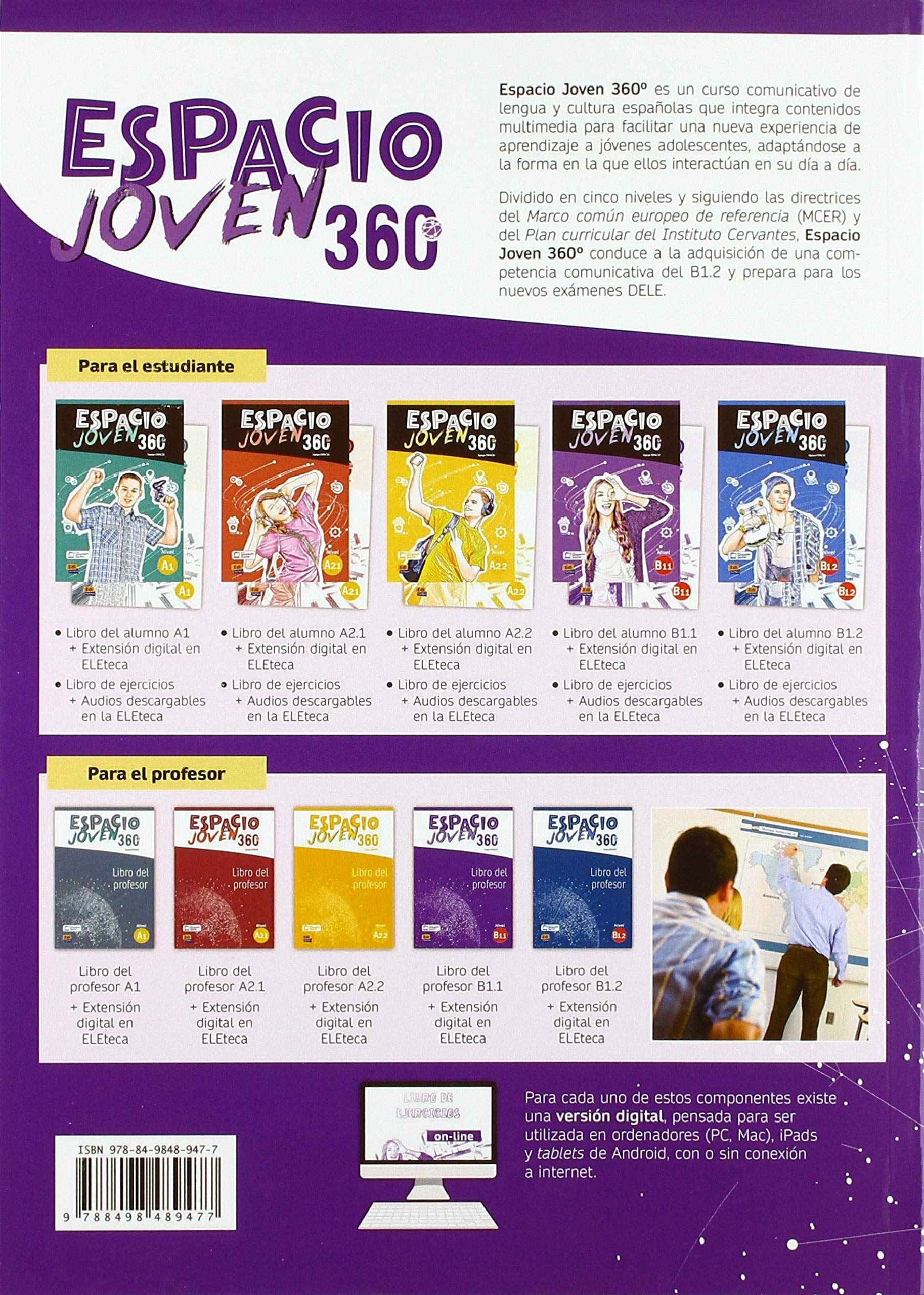 Espacio Joven 360 B1.1 Libro del Profesor + Extension digital en ELEteca