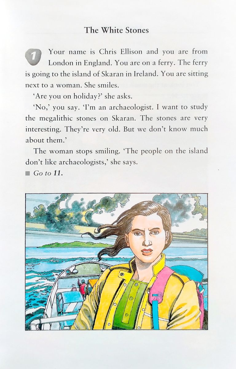 Oxford Bookworms Library  Starter The White Stones (Interactive)