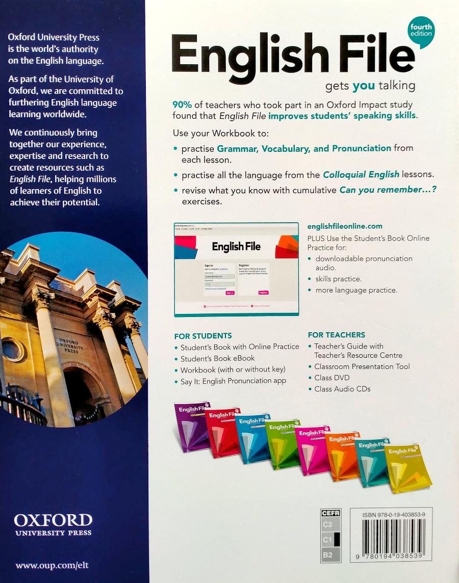 English File (4th edition): Advanced  Workbook with key