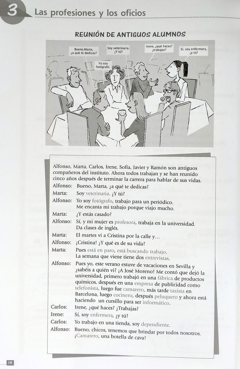 Vocabulario en Dialogo A1-A2 + Audio Descargable