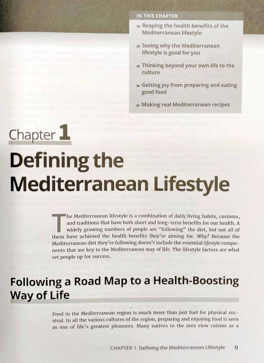 Mediterranean Lifestyle For Dummies