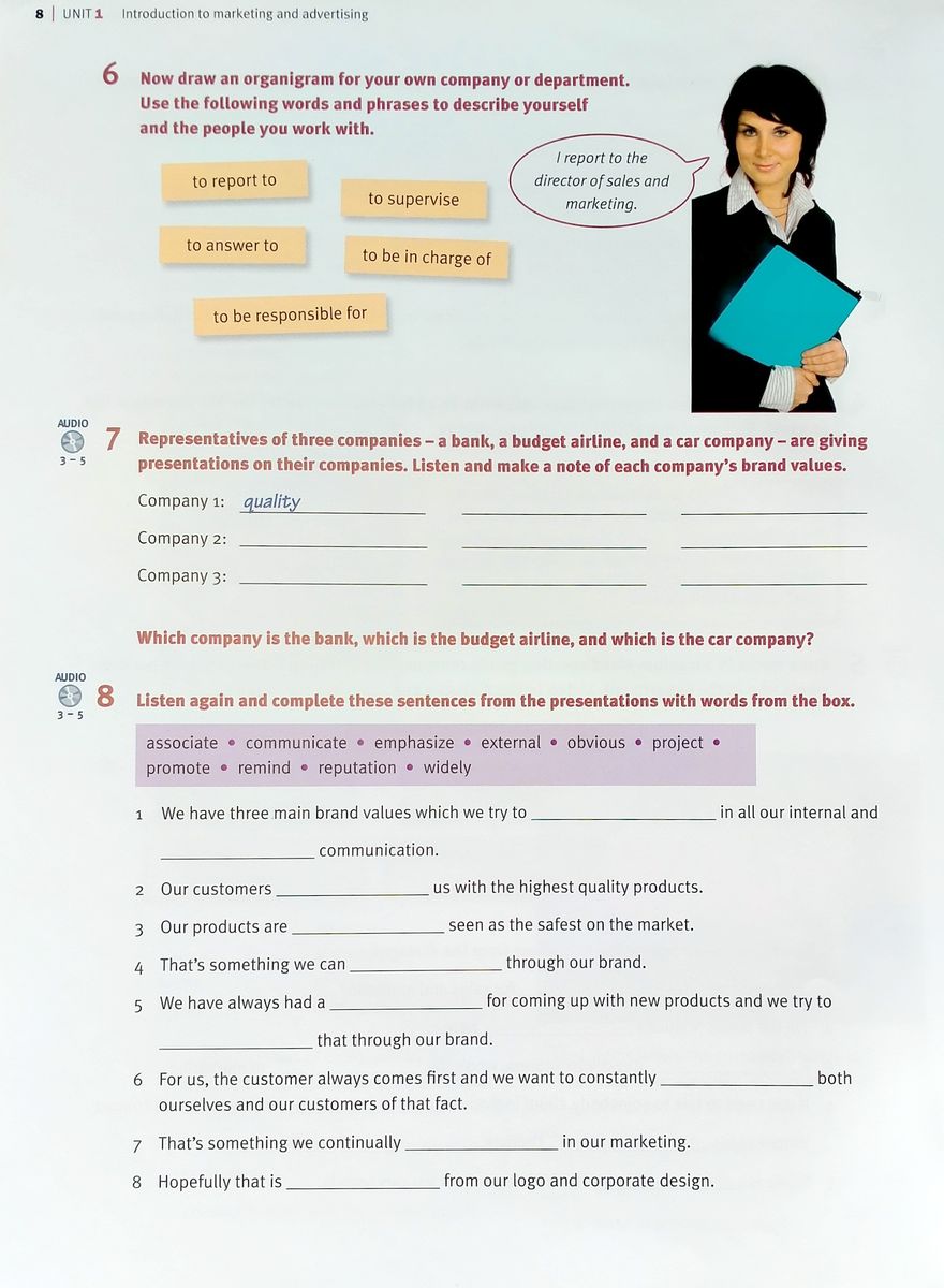 Express Series English for Marketing and Advertising Student's Book