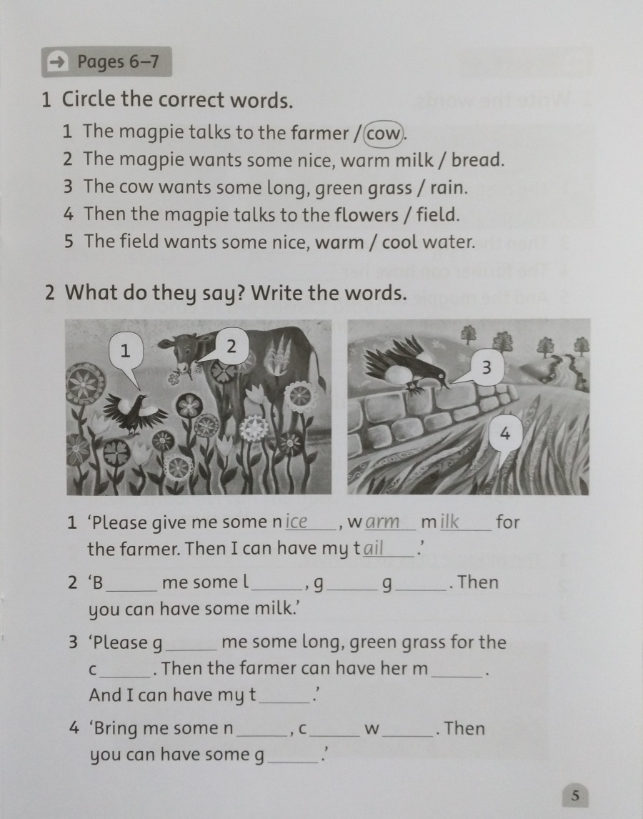 Classic Tales Level 1 The Magpie and the Farmers Milk Activity Book and Play