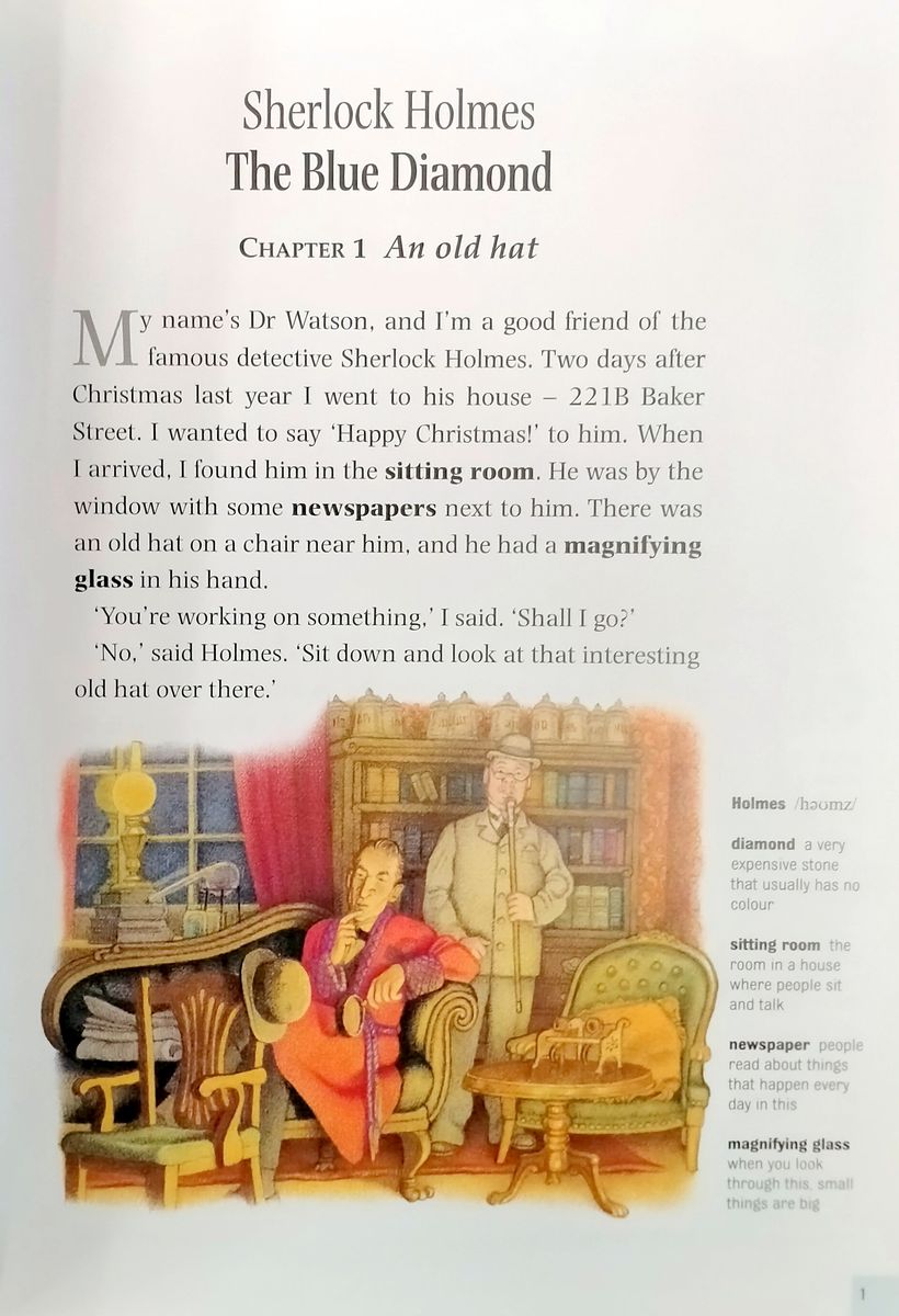 Dominoes 1 Sherlock Holmes The Blue Diamond