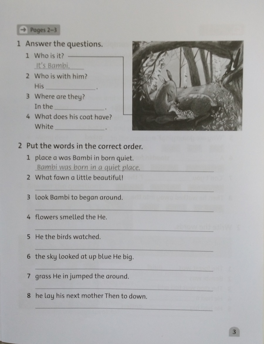 Classic Tales Level 3 Bambi and the Prince of the Forest Activity Book and Play