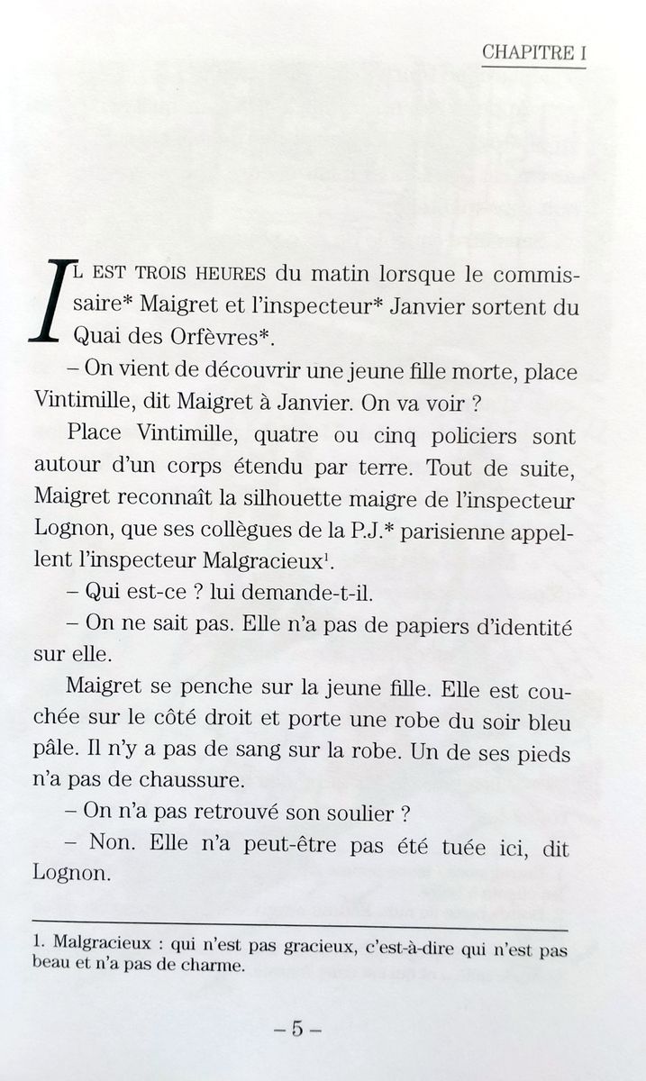 En Francais Facile 1 Maigret et la Jeune Morte