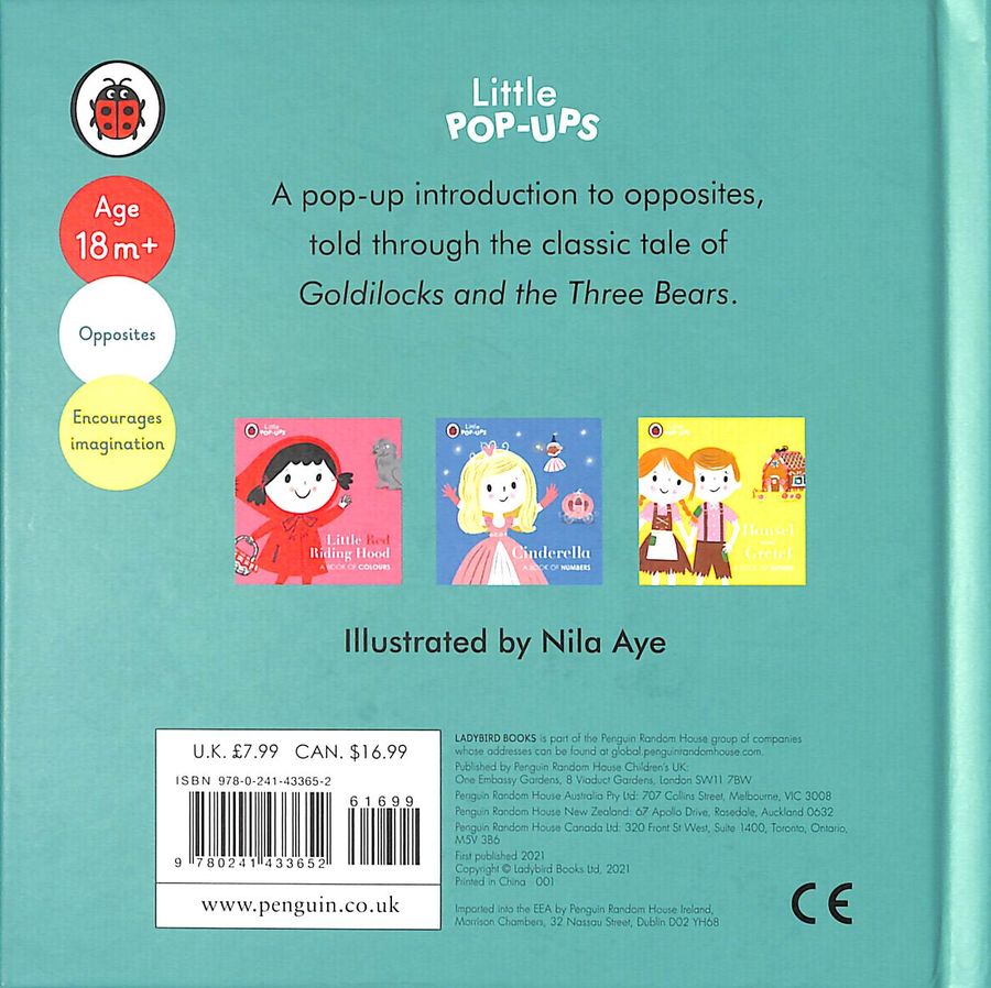 Little Pop-Ups Goldilocks and the Three Bears A Book of Opposites