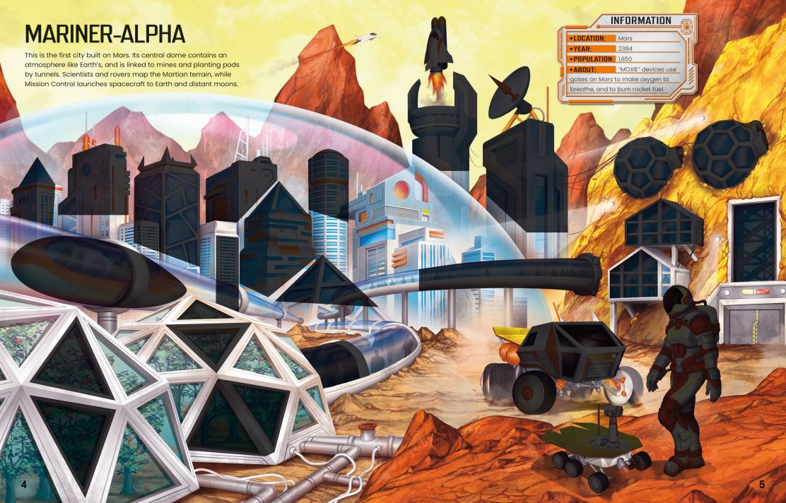 Usborne Build Your Own Futuristic Cities