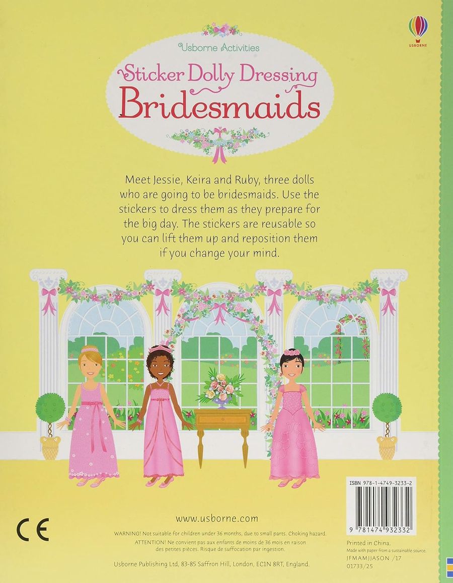 Sticker Dolly Dressing Bridesmaids