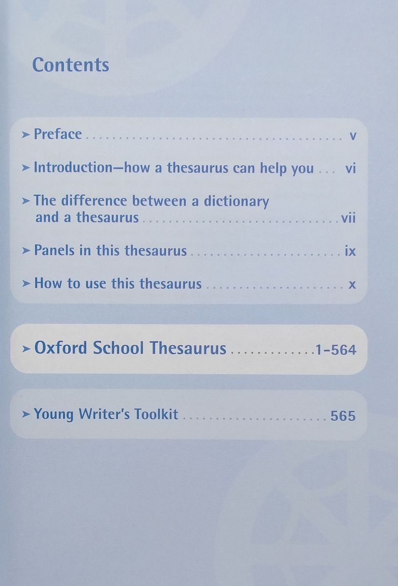Oxford School Thesaurus