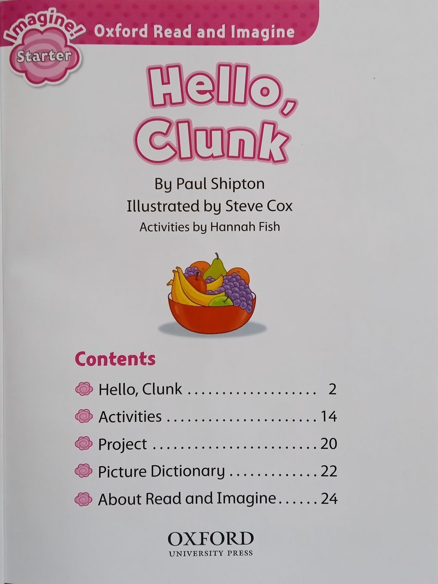 Oxford Read and  Imagine Starter Hello, Clunk