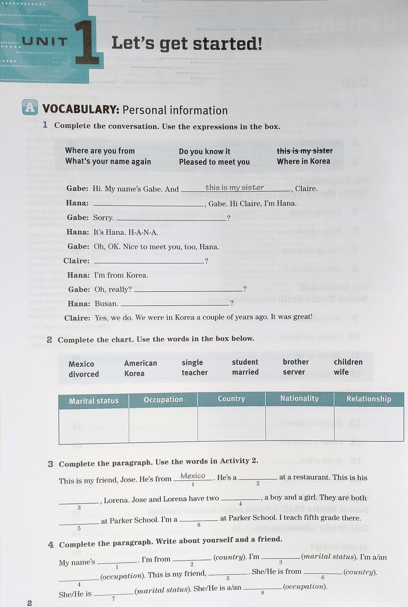 Network 2  Workbook