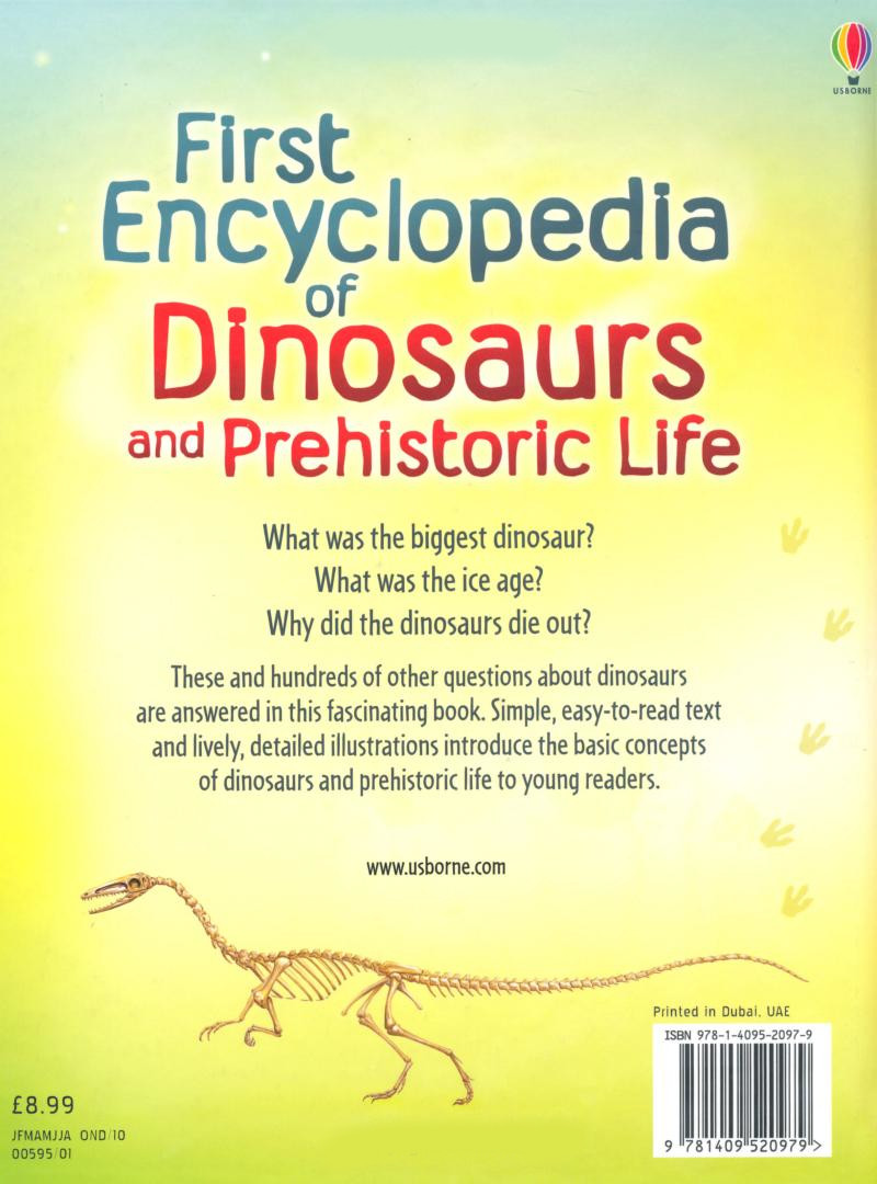 Usborne First Encyclopedia of Dinosaurs and Prehistoric Life