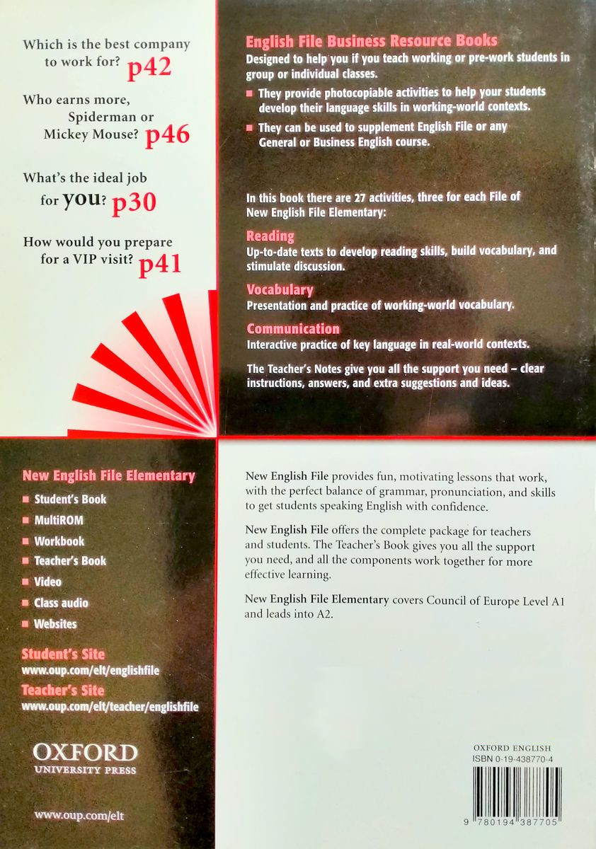 New English  File Elementary Business Resource Book