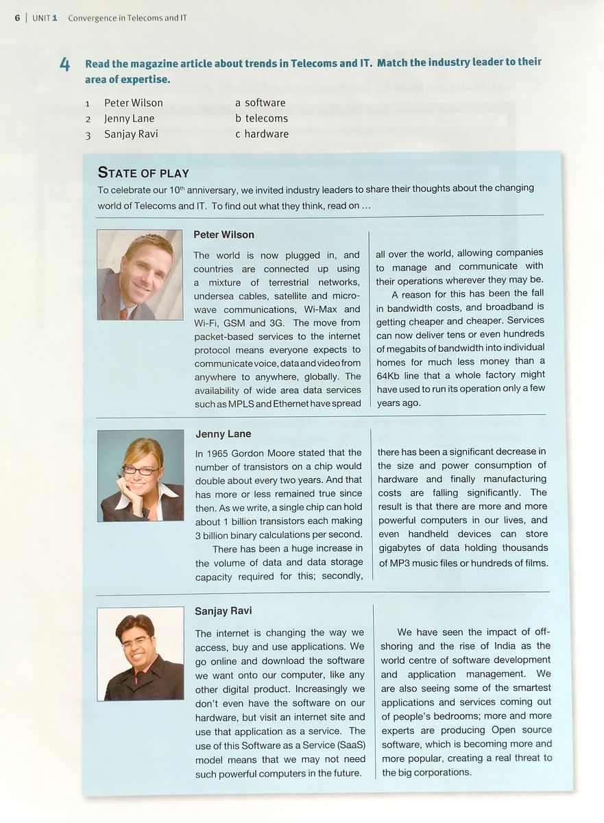 Express Series English for Telecoms Student's Book