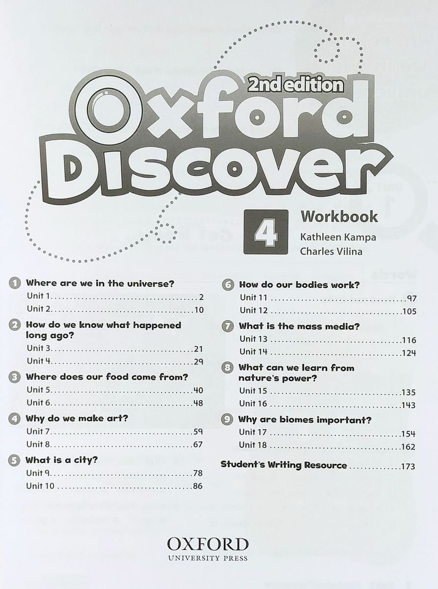 Oxford Discover (2nd edition) 4 Workbook with Online Practice