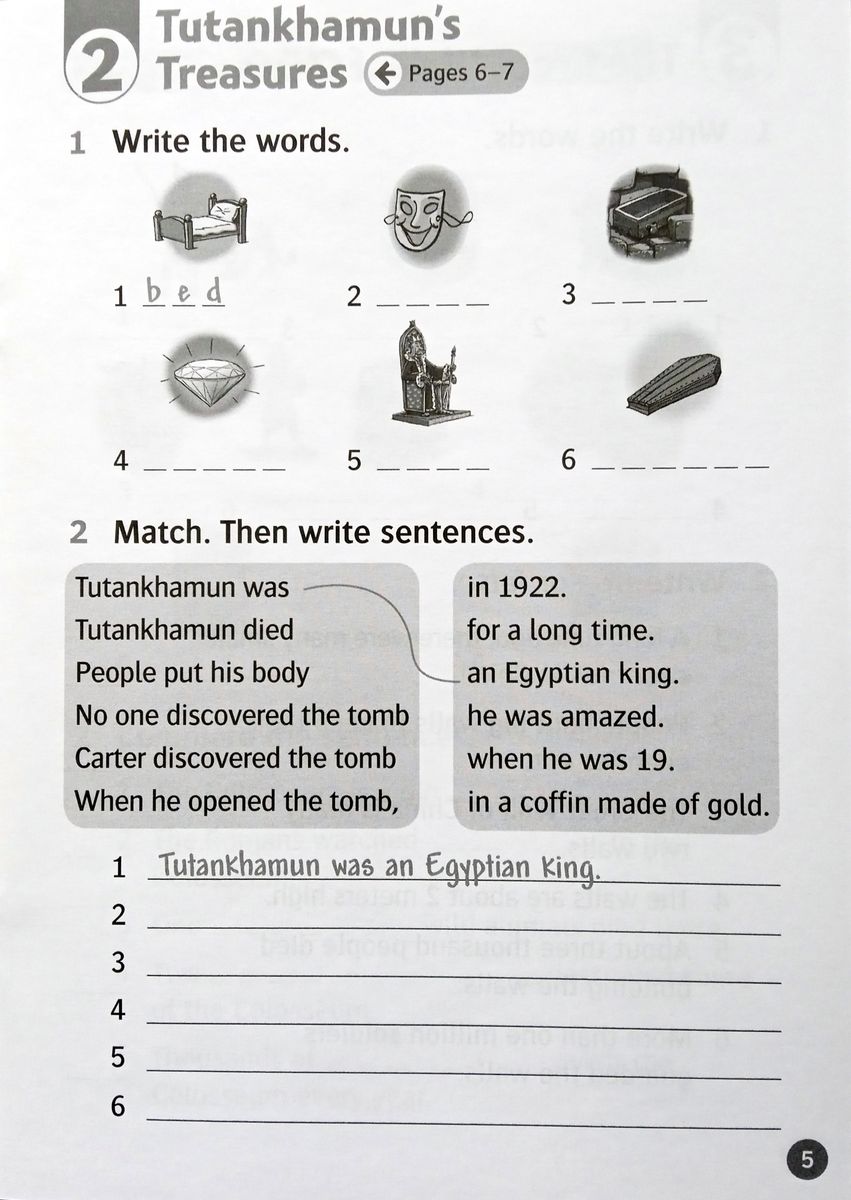 Oxford Read and Discover 4 Wonders of the Past Activity Book