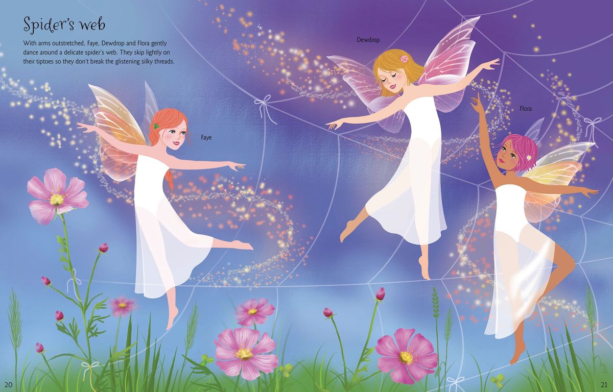 Usborne Sticker Dolly Dressing Dancing Fairies