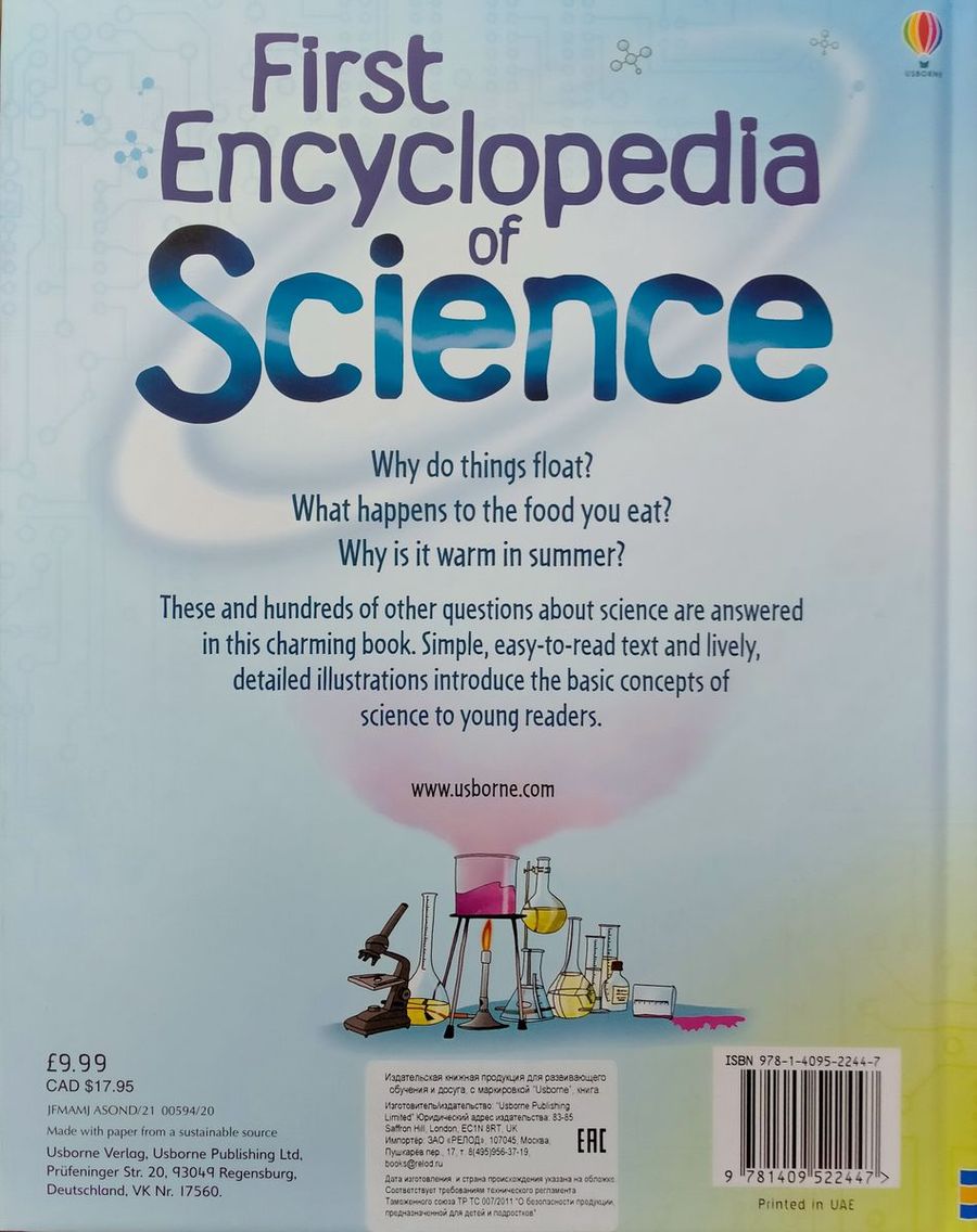Usborne First Encyclopedia of Science