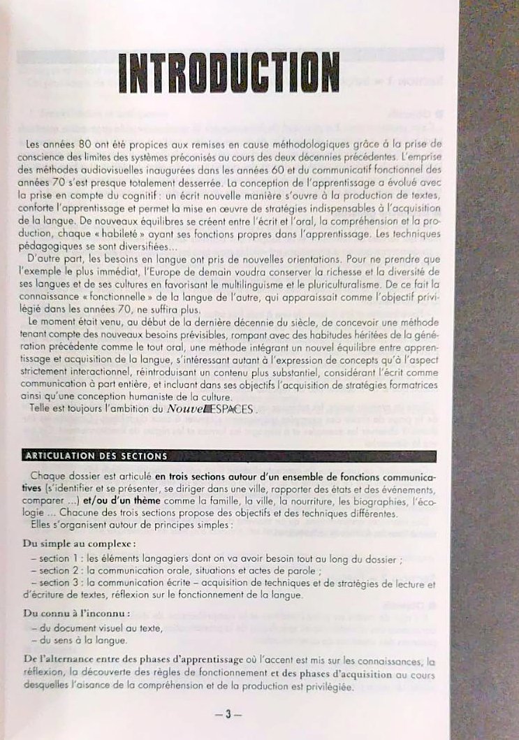 Le Nouvel Espaces 1 Guide Pedagogique