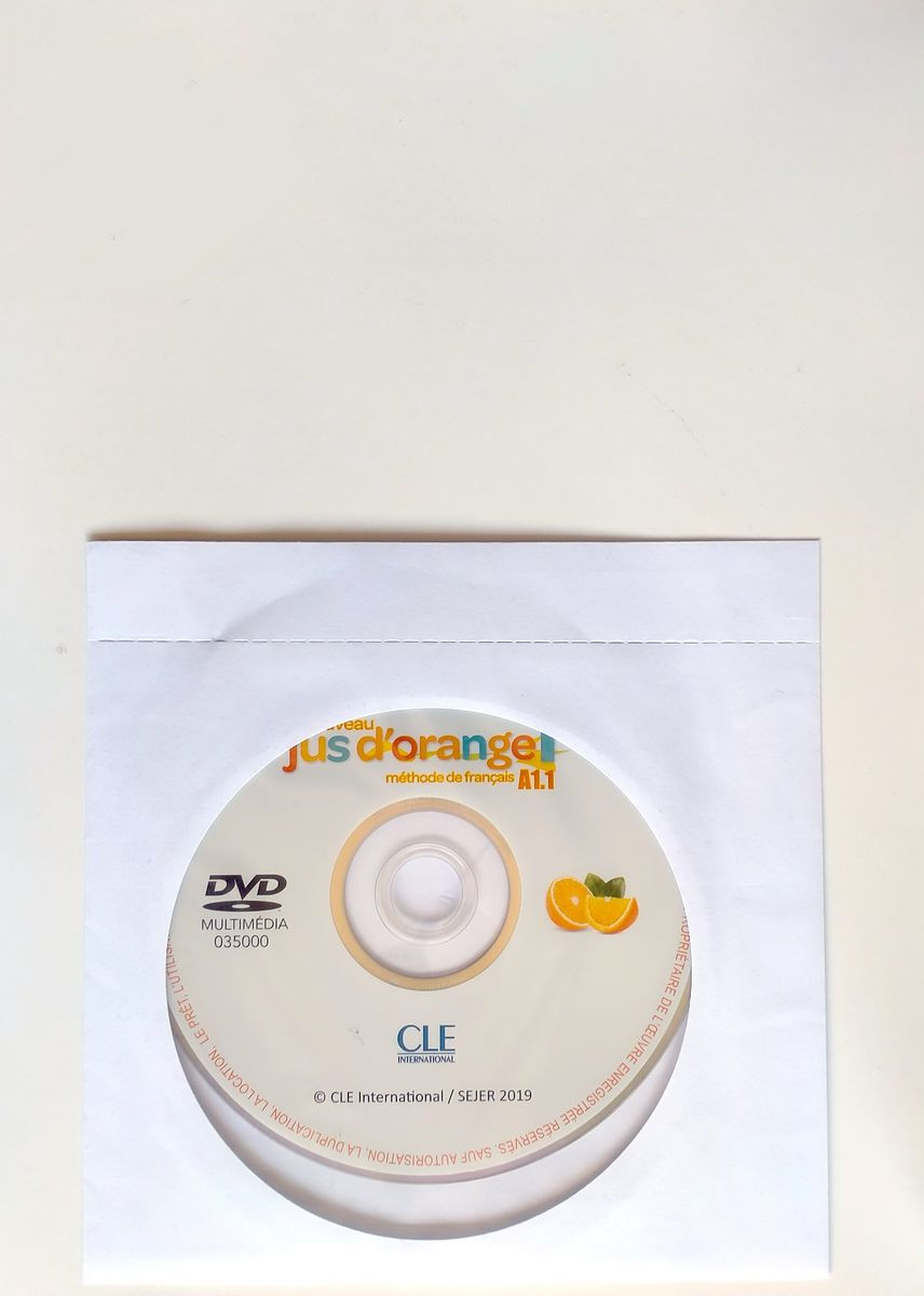 Nouveau Jus d'orange 1 A1.1 Livre de l'eleve + DVD-ROM
