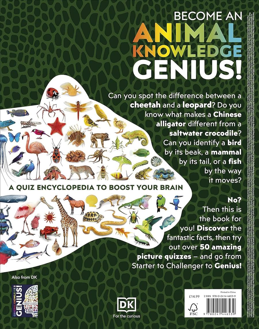 Animal Knowledge Genius A Quiz Encyclopedia to Boost Your Brain