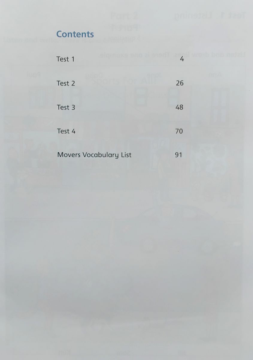 Cambridge English Qualifications Young Learners Practice Tests A1 Movers with Downloadable and Teachers' Notes