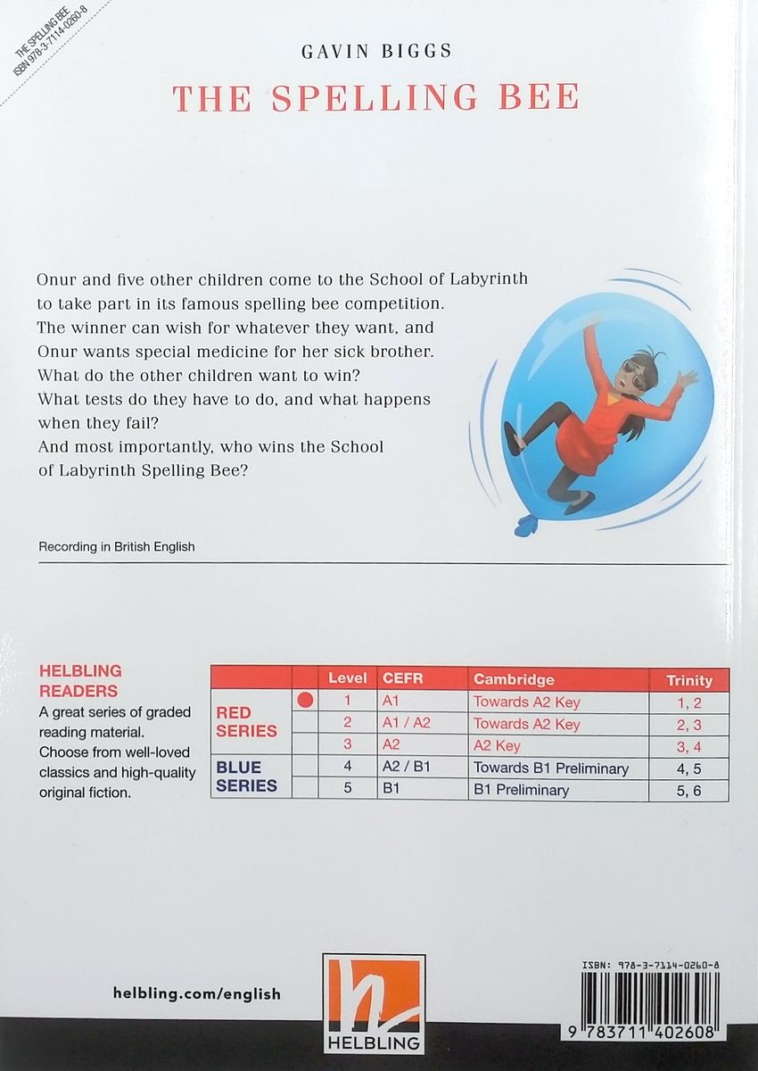 Helbling Young Readers 1 The Spelling Bee + app + ezone