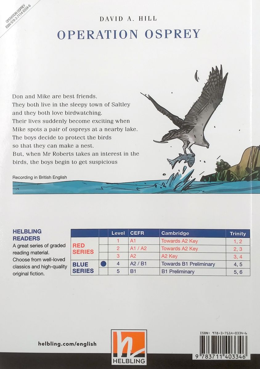 Helbling Young Readers 4 Operation Osprey + app + ezone
