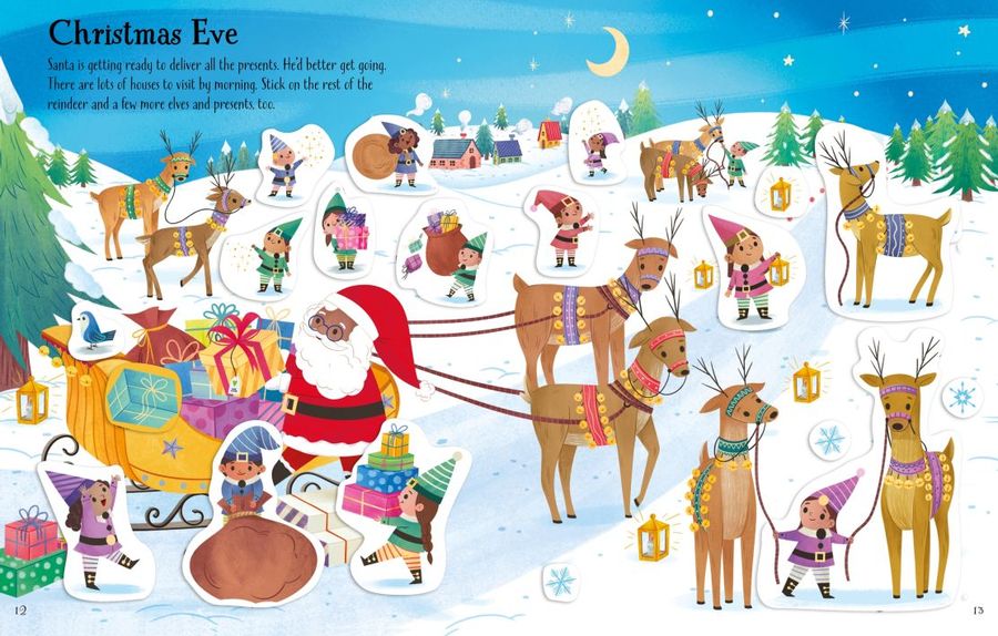 Usborne First Sticker Book Christmas