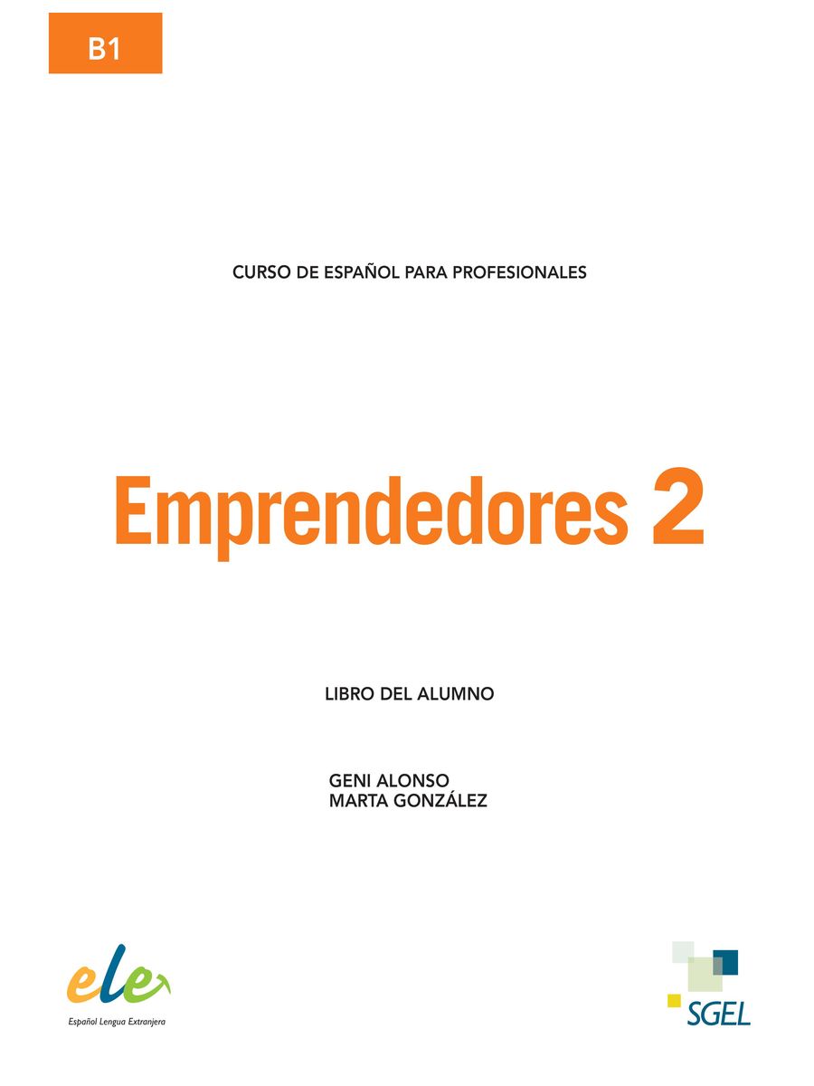 Emprendedores 2 Libro del alumno + Cuaderno de ejercicios + Audio