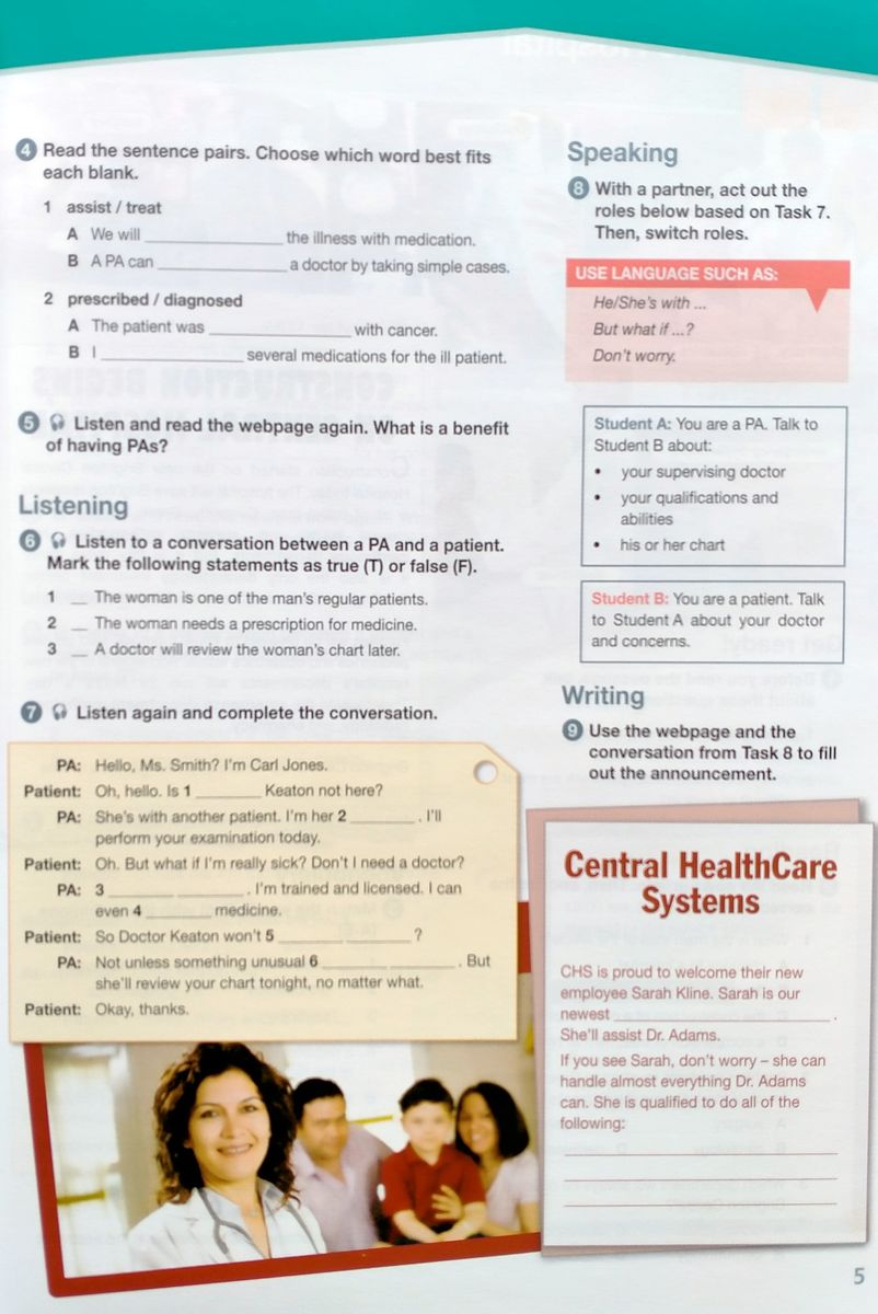 Career Paths Physician Assistant Teacher's Guide, Student's Book with Digibook and Online Audio
