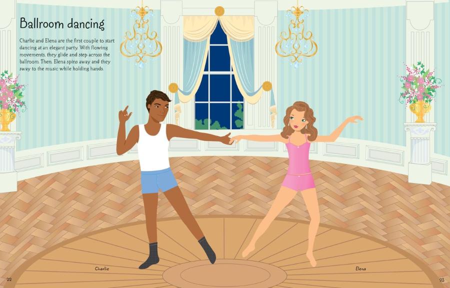 Usborne Sticker Dolly Dressing Dancers