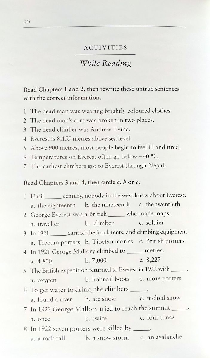 Oxford Bookworms Factfiles 3 The Everest Story with Audio Download (access card inside)