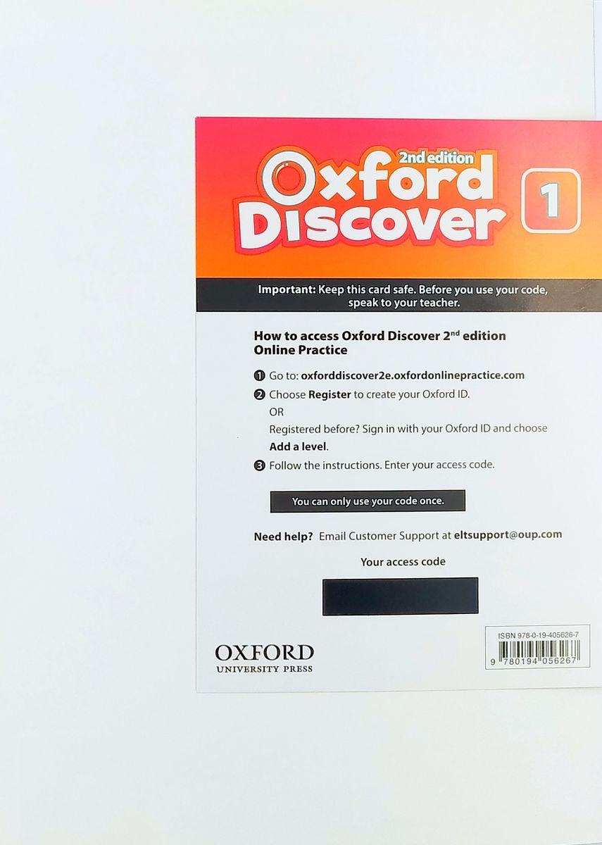 Oxford Discover (2nd edition) 1 Workbook with Online Practice