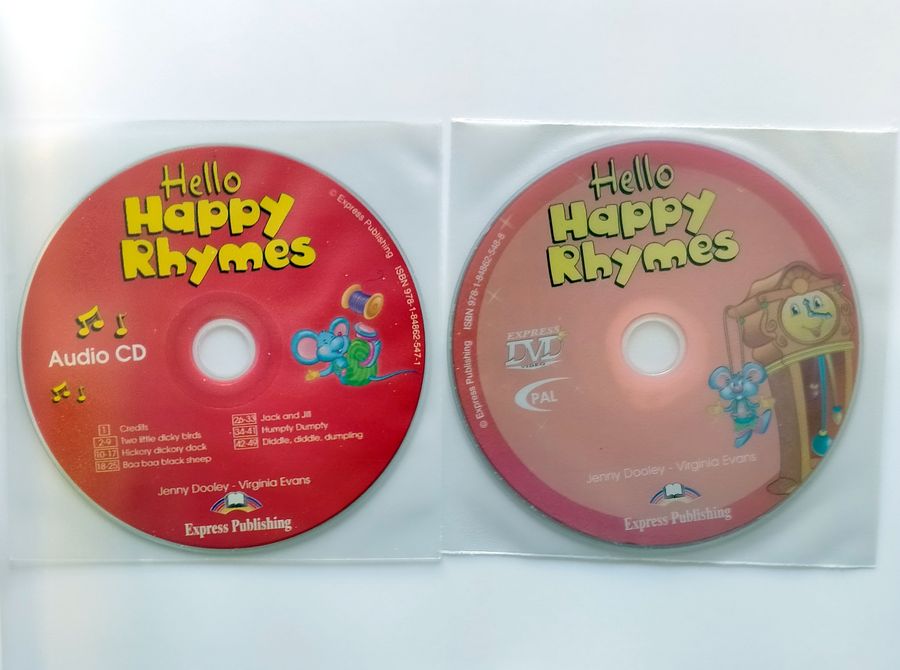 Happy Rhymes  Hello Pupil's Book with Audio CD and DVD