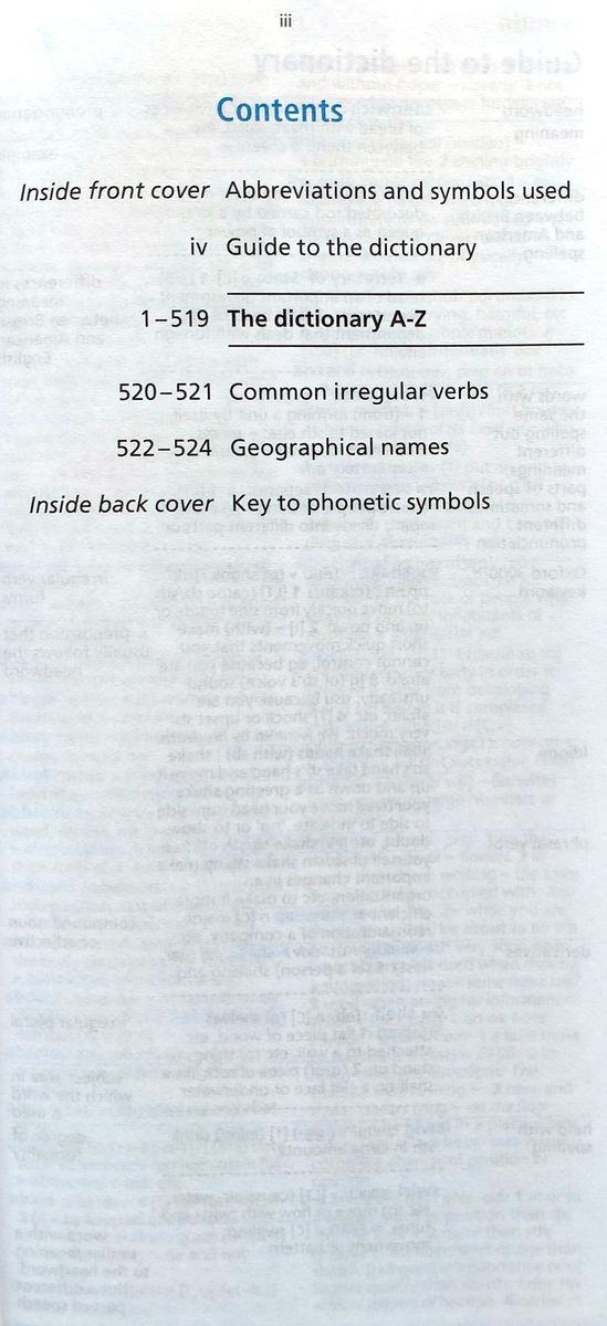 Oxford Learner's Pocket Dictionary