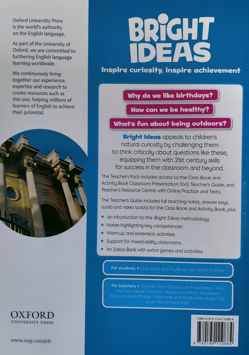 Bright Ideas 2 Teacher's Pack (Teacher's Guide, CPT and Teacher's Resource Centre)