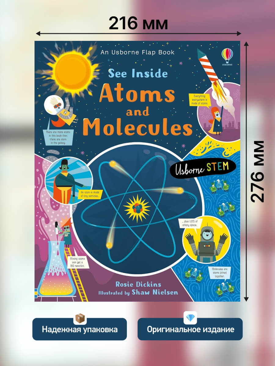 An Usborne Flap Book See Inside Atoms and Molecules