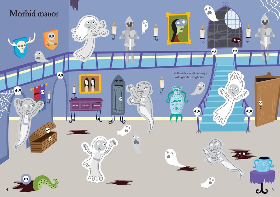 Usborne Little First Stickers Halloween